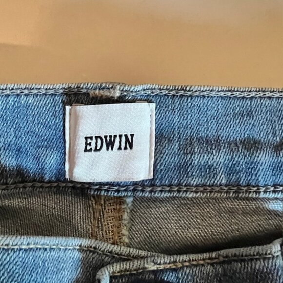 Edwin (Anthropologie) Cassia Mini Boot Jeans Size 28 Journey Wash Denim NWT - Picture 8 of 10
